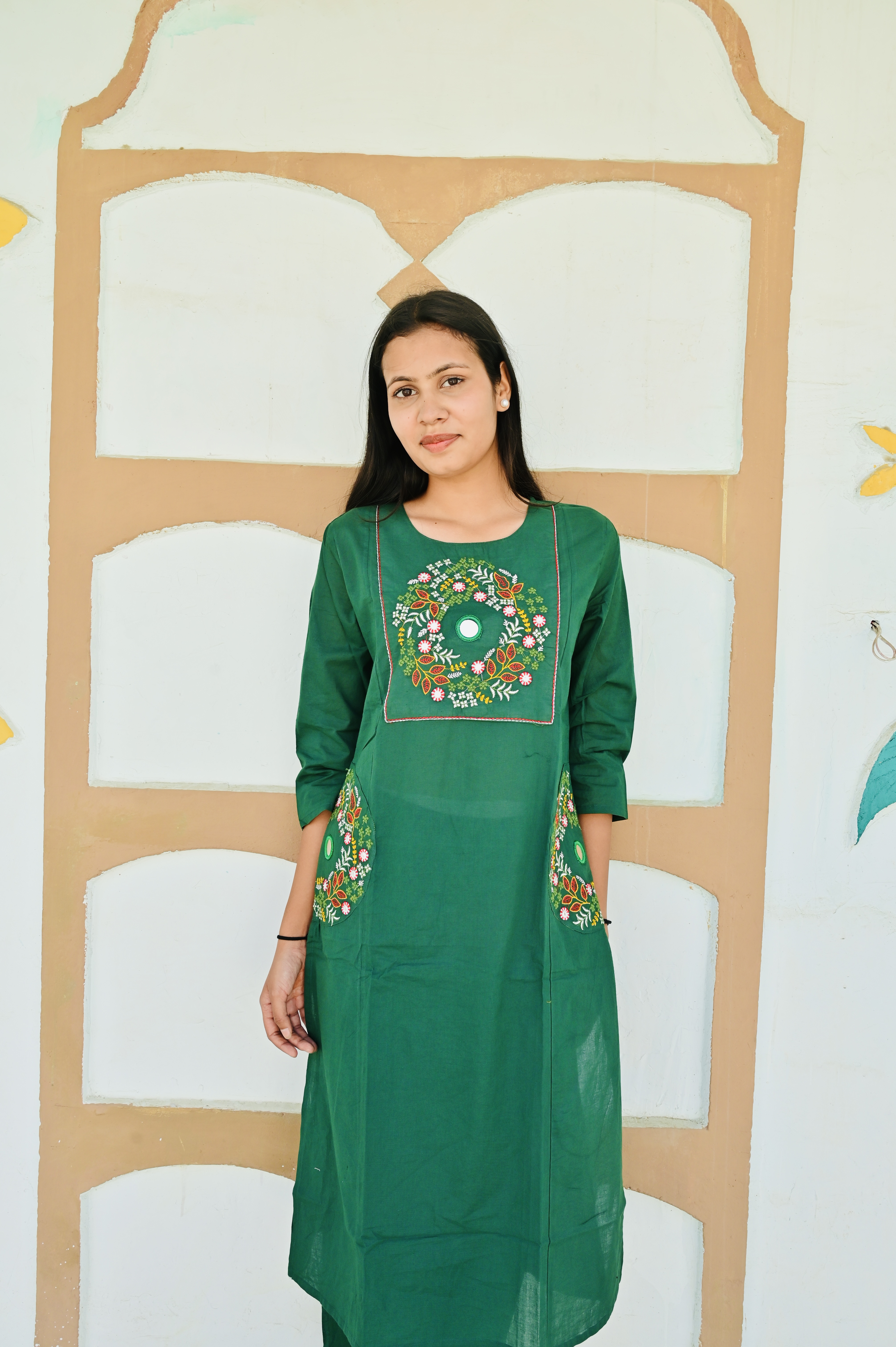 Emerald Bloom Suit Set